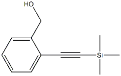 {2-[2-(trimethylsilyl)ethynyl]phenyl}methanol 구조식 이미지
