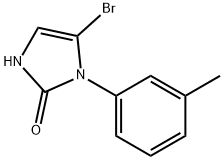 5-bromo-1-(m-tolyl)-1,3-dihydro-2H-imidazol-2-one Structure