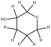 tetrahydro-2H-pyran-2,2,3,4,4,5,5,6,6-d9-3-ol Structure