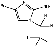 4-bromo-1-(ethyl-d5)-1H-imidazol-2-amine Structure