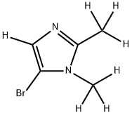 5-bromo-1,2-bis(methyl-d3)-1H-imidazole-4-d Structure