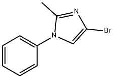 4-bromo-2-methyl-1-phenyl-1H-imidazole 구조식 이미지