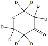 tetrahydro-4H-pyran-4-one-2,2,3,3,5,5,6,6-d8 Structure