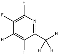 5-fluoro-2-(methyl-d3)pyridine-3,4,6-d3 Structure