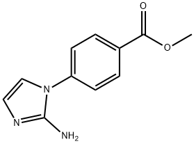 methyl 4-(2-amino-1H-imidazol-1-yl)benzoate Structure