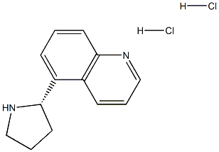 (S)-5-(pyrrolidin-2-yl)quinoline dihydrochloride Structure