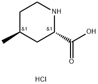 (2S,4S)-4-Methyl-pipecolinic acid hydrochloride Structure