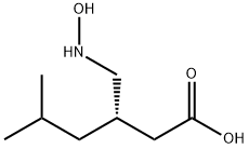 Hexanoic acid, 3-[(hydroxyamino)methyl]-5-methyl-, (3S)- 구조식 이미지