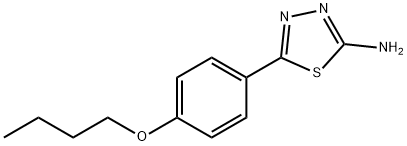 5-(4-butoxyphenyl)-1,3,4-thiadiazol-2-amine Structure