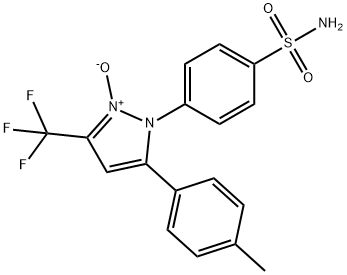 Benzenesulfonamide, 4-[5-(4-methylphenyl)-2-oxido-3-(trifluoromethyl)-1H-pyrazol-1-yl]- 구조식 이미지