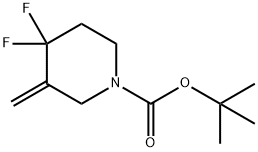 tert-butyl 4,4-difluoro-3-methylenepiperidine-1-carboxylate 구조식 이미지