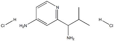 2-(1-Amino-2-methyl-propyl)-pyridin-4-ylamine dihydrochloride Structure