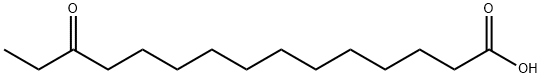 13-Oxopentadecanoic acid 구조식 이미지