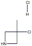 3-chloro-3-methylazetidine hydrochloride Structure