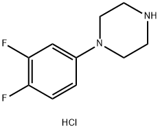 1-(3,4-difluorophenyl)piperazine dihydrochloride Structure