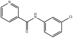 N-(3-chlorophenyl)nicotinamide 구조식 이미지