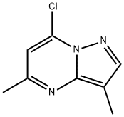7-chloro-3,5-dimethylpyrazolo[1,5-a]pyrimidine 구조식 이미지