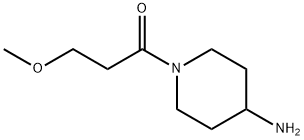 1-(4-aminopiperidin-1-yl)-3-methoxypropan-1-one Structure