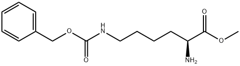 L-Lysine, N6-[(phenylmethoxy)carbonyl]-, methyl ester Structure