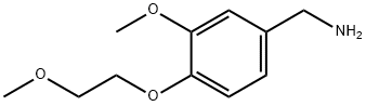 [3-methoxy-4-(2-methoxyethoxy)phenyl]methanamine Structure
