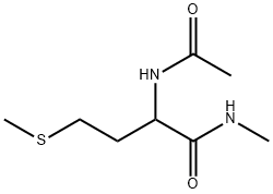 Butanamide, 2-(acetylamino)-N-methyl-4-(methylthio)- Structure