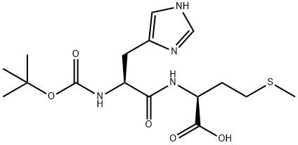 L-Methionine, N-[(1,1-dimethylethoxy)carbonyl]-L-histidyl- (9CI) 구조식 이미지
