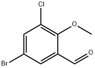 5-Bromo-3-chloro-2-methoxy-benzaldehyde Structure