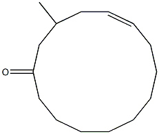 3-methylcyclotetradec-5-en-1-one Structure