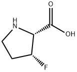 (2R,3R)-3-fluoropyrrolidine-2-carboxylic acid Structure