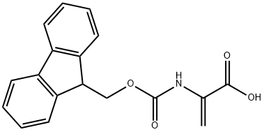 2-({[(9H-fluoren-9-yl)methoxy]carbonyl}amino)prop-2-enoic acid 구조식 이미지