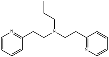 N-Propyl-N-[2-(2-pyridinyl)ethyl]-2-pyridineethanamine 구조식 이미지