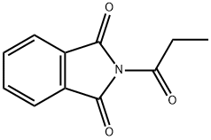 1H-Isoindole-1,3(2H)-dione, 2-(1-oxopropyl)- Structure