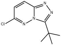 3-tert-butyl-6-chloro-[1,2,4]triazolo[4,3-b]pyridazine 구조식 이미지