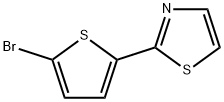 2-Bromo-5-(2-thiazolyl)thiophene 구조식 이미지