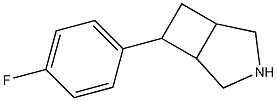 6-(4-Fluorophenyl)-3-azabicyclo[3.2.0]heptane Structure