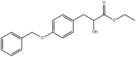 3-(4-benzyloxyphenyl)-2-hydroxypropionic acid ethyl ester 구조식 이미지