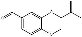 4-methoxy-3-[(2-methylprop-2-en-1-yl)oxy]benzaldehyde 구조식 이미지