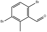 3,6-dibromo-2-methylbenzaldehyde Structure