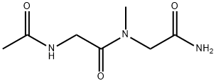 N-acetylglycyl-N-methyl-Glycinamide Structure