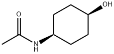 cis-(N-4-hydroxycyclohexyl) Acetamide 구조식 이미지