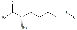 (S)-2-aminohexanoicacidhydrochloride 구조식 이미지