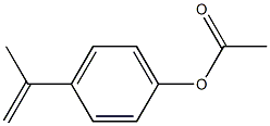4-(prop-1-en-2-yl)phenyl acetate 구조식 이미지