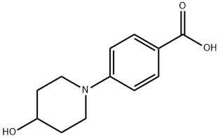 4-(4-hydroxypiperidin-1-yl)benzoic acid Structure