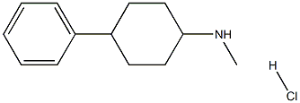 N-methyl-4-phenylcyclohexan-1-amine hydrochloride Structure