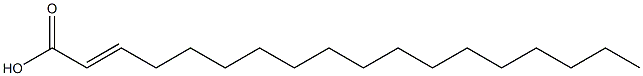 trans-2-octadecenoic acid Structure