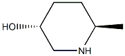 (3R,6R)-6-methylpiperidin-3-ol 구조식 이미지