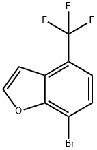 Benzofuran, 7-bromo-4-(trifluoromethyl)- Structure