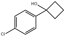 1-(4-Chlorophenyl)cyclobutanol 구조식 이미지