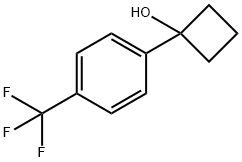 1-(4-Trifluoromethyl-phenyl)-cyclobutanol Structure