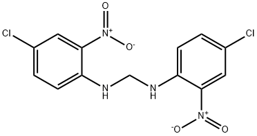 Methanediamine, N,N'-bis(4-chloro-2-nitrophenyl)- 구조식 이미지